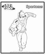 Sportacus Coloring Lazy Pages Town Lazytown Kids Choose Board sketch template