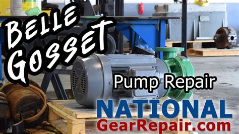 bell  gossett pump repair youtube