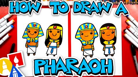 How To Draw An Ancient Egyptian King And Queen Pharaoh