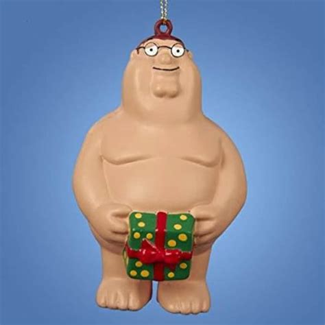 family guy peter griffin naked christmas ornament etsy hong kong
