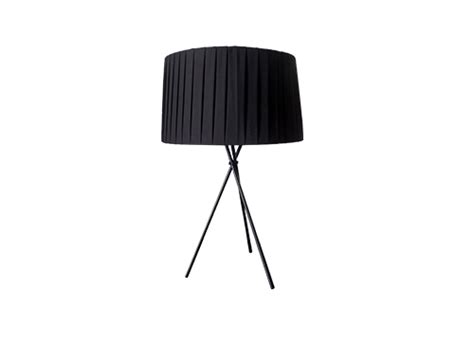 crossed tripod black table lamp  lounge