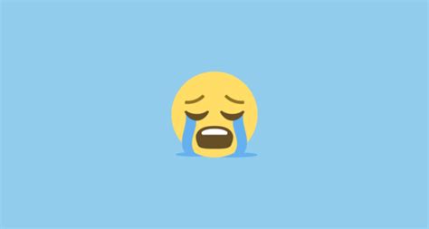 😭 Loudly Crying Face Emoji On Joypixels 2 2 5