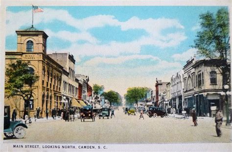 south carolina  main street postcards peter  paulcom