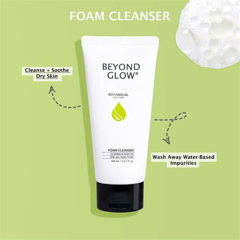 glow skin care  chi foam cleanser botanical skin care