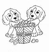 Popcorn Coloring Pages Dog Printable Dogs Color Two Mountain Kids Bernese Sheet Eating Animal Print Template Cute Getcolorings Drawing Puppy sketch template