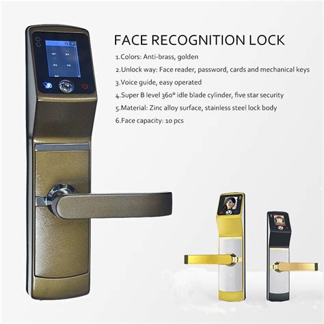 Stainless Steel Electric Digital Smart Biometric Face Reader Door Lock