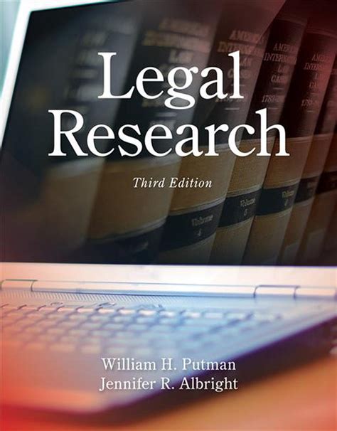legal research  jennifer albright english paperback book