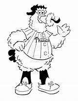 Phillies Coloring Phanatic Philly Pages Philadelphia Mascot Clipart Baseball Flyers Kids Template Logo Sketch Book Print Clipground Deviantart Choose Board sketch template