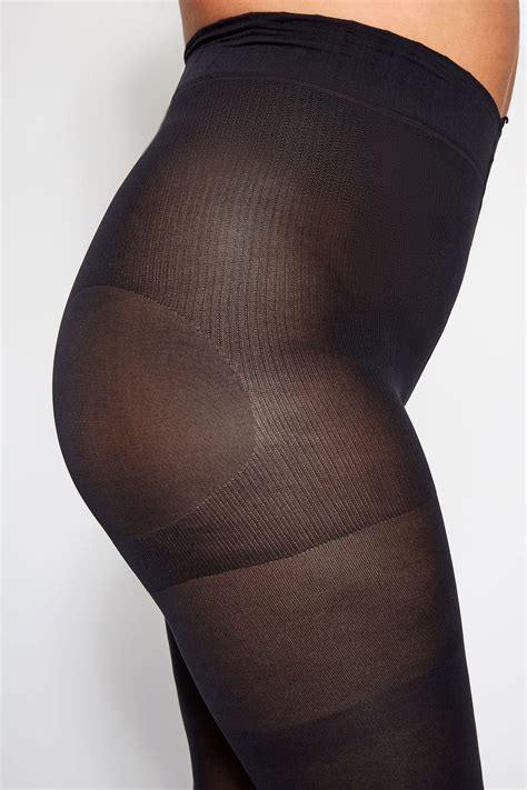 black 80 denier shaping tights yours clothing