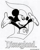 Disneyland Coloring Pages Disney Printable Mickey Print Book Drawing Colouring Color Logo Kids High Info Sheets Clipart Getdrawings Printables Quality sketch template