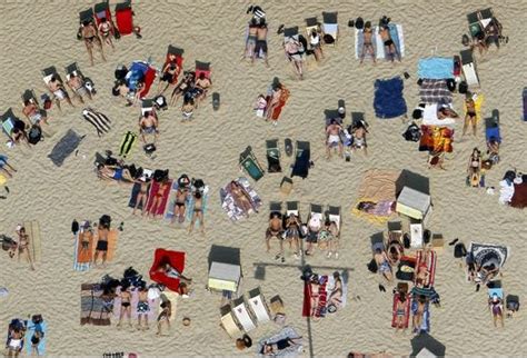 《鏡頭在德國》沙灘風景線：鳥瞰日光浴 無臉男的異想世界 udn部落格