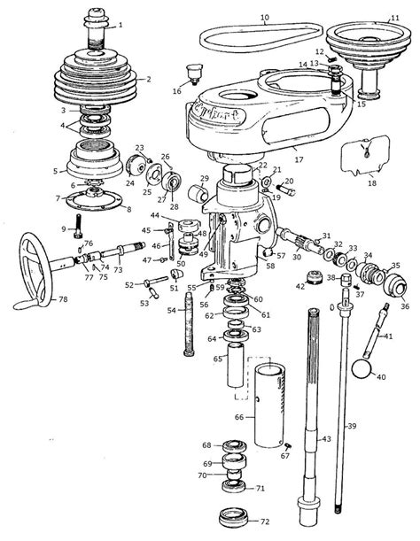 bridgeport mill parts list reviewmotorsco