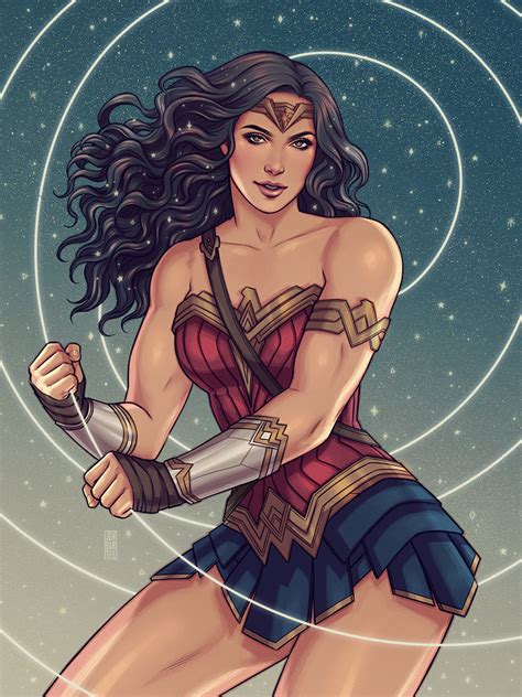 The Geeky Nerfherder Coolart Wonder Woman By Jen Bartel
