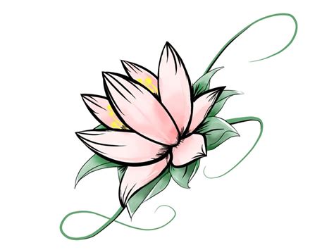 flower drawing  pencil clipart