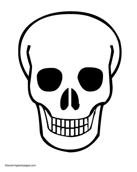 coloring pages skulls coloring home
