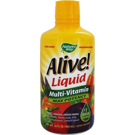 Natures Way Vitamin Liquid Alive 30 Oz