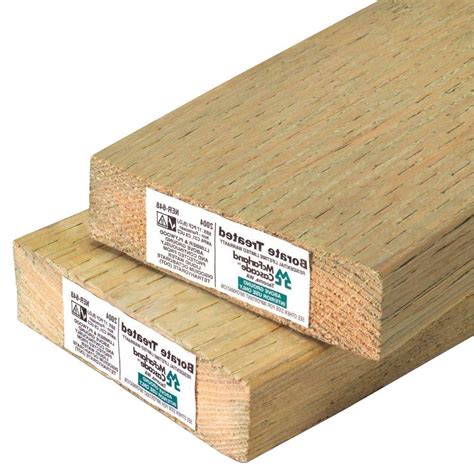 2 In X 6 In X 16 Ft Pressure Treated Lumber 5103002020616000 The