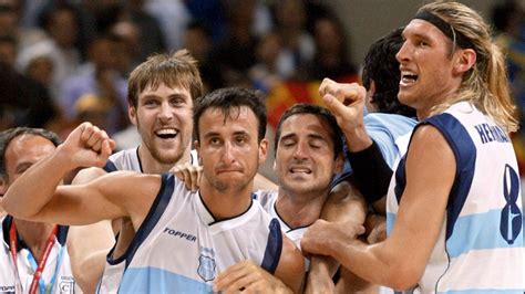 date manu ginobili leads argentina  team usa   olympics nbacom canada