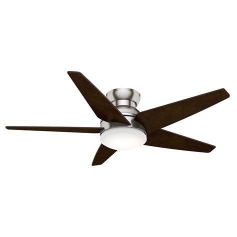 casablanca  isotope brushed nickel ceiling fan  light  wall control model