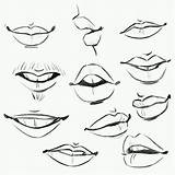 Drawing Cartoon Drawings Lips Draw Lip Mouths Mouth Anime Character Instagram Lippen Disegni Body Reference Zeichnen Sketches Pencil Manga Biting sketch template