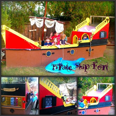 pirate ship fort  dreams set sail designed  nana   papa imagination