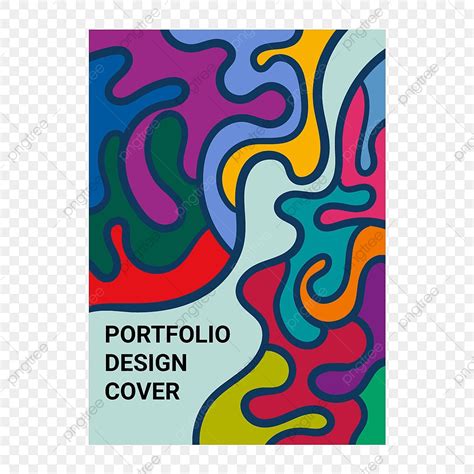 personal portfolio cover design template   pngtree