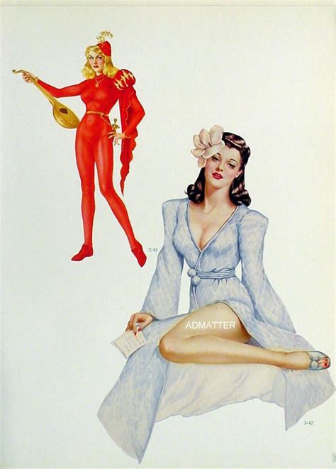 Vargas 2 Sided 9 X12 Pin Up Girl Poster 4 And 24 Similar Items