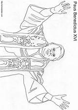 Benedict Pope Xvi Coloring Printable sketch template