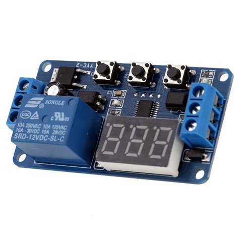 led display timer module automation digital delay timer control switch relay module cukii
