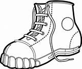 Hiking Boot Drawing Getdrawings Boots sketch template