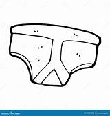 Cartoon Underpants Line Under Pants Template Retro Vector Available Style Aliens Coloring sketch template