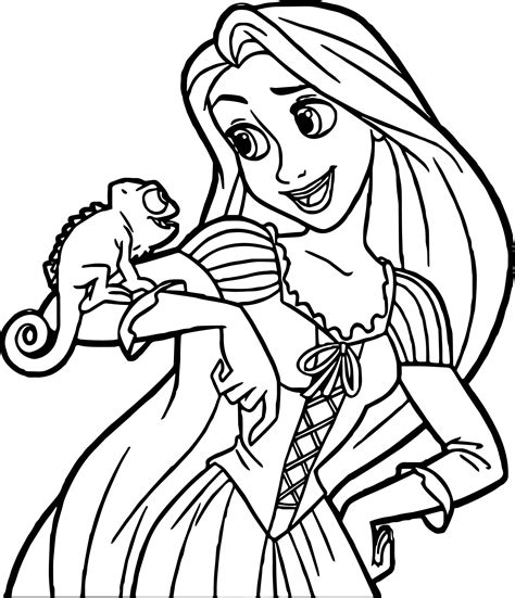 rapunzel coloring pages part