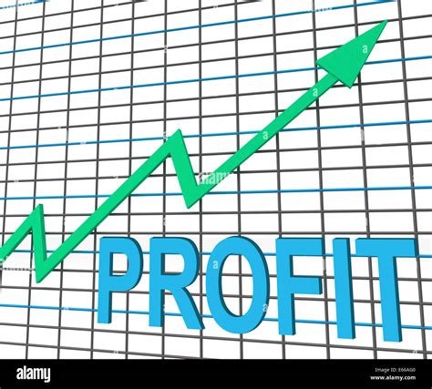 profit chart graph showing increase cash wealth revenue stock photo alamy