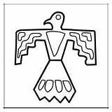 Native American Coloring Thunderbird Do2learn Printable Games sketch template