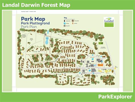village map  landal darwin forest parkexplorer