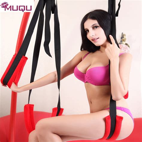 Ribbon Plush Sex Swing Chair Sex Furniture Hanging Stretcher Love Swing