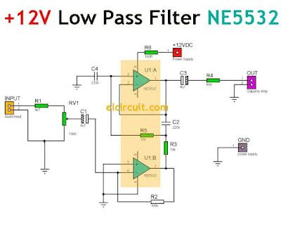 simple   pass filter ne electronic circuit