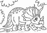 Dinozaur Kolorowanki Kolorowanka Triceratops Pusheen sketch template