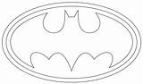 Batman Coloring Pages Template Printable Logo Symbol Choose Board Kids sketch template