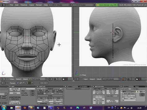 blender head modeling tutorial part 1 youtube