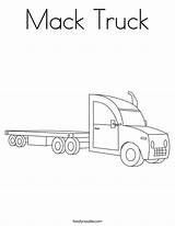 Mack Truck Coloring Pages Wheeler Drawing Getcolorings Print Printable Color Getdrawings sketch template