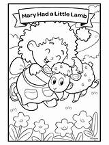 Lamb Rhymes Crayola Pages Mess sketch template