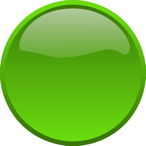 circle green button royalty  vector graphic pixabay