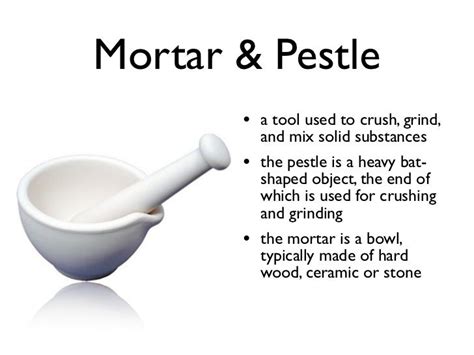 mortar  pestle function bruin blog