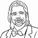 Brad Pitt Onlycoloringpages sketch template