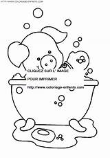 Coloring Bath Pages Book sketch template