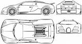 Bugatti Veyron Blueprints Chiron Outline 2005 Clipart Police Cars Car Eb Coupe Vector Blue Prints Modeling Clipground Outlines sketch template