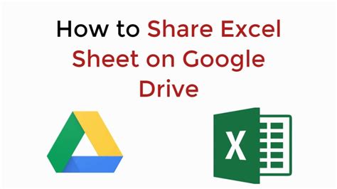 share excel sheet  google drive  youtube