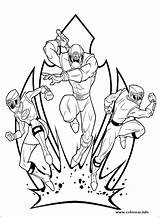 Ninja Steel Power Rangers Pages Coloring Template sketch template