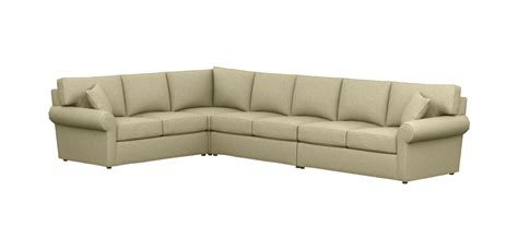retreat large roll arm sectional ethan allen